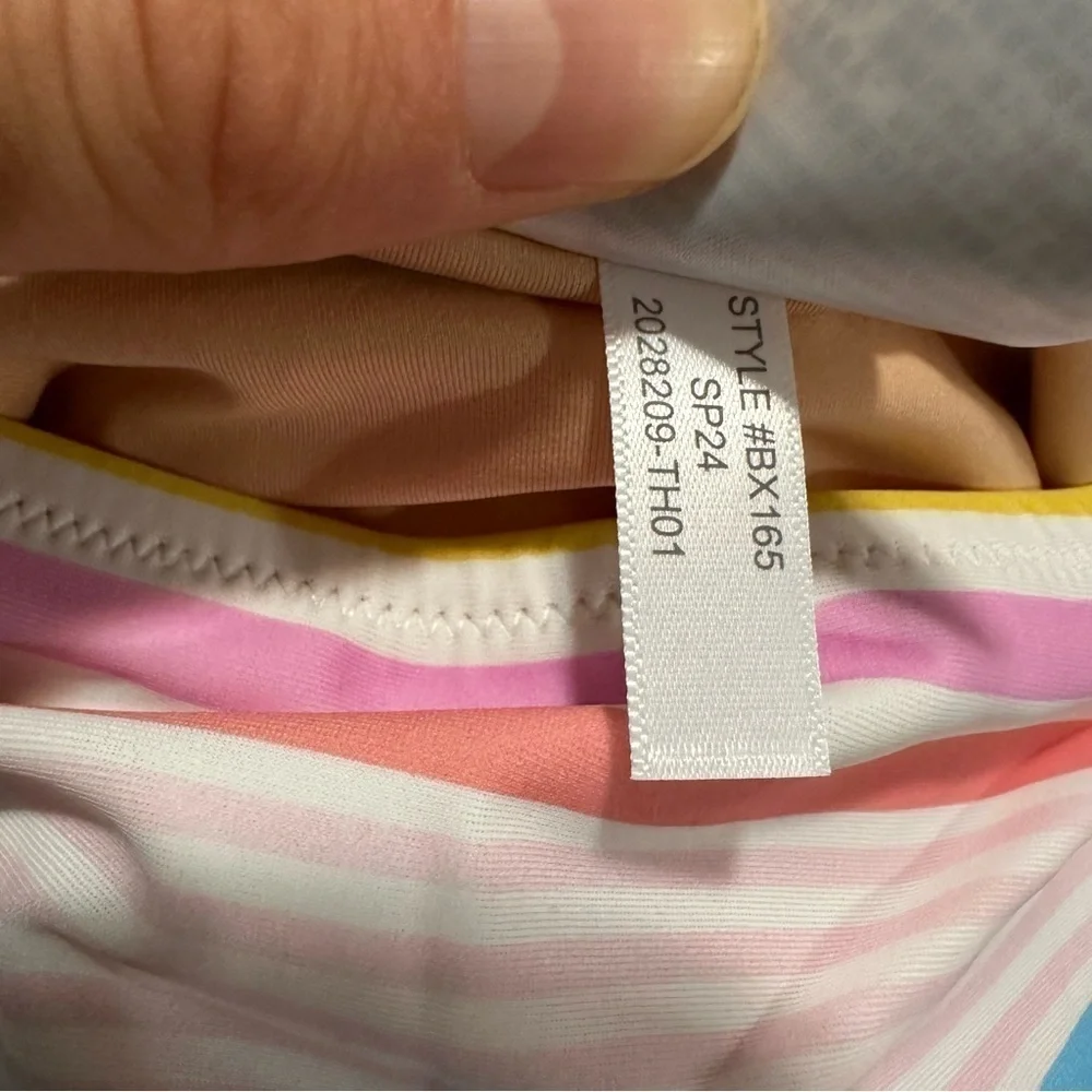 NWOT j crew Girls' striped bow bikini bottoms